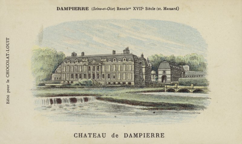 Zamek w Dampierre, Dampierre, Seine-et-Oise autorstwa French School