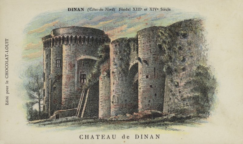 Zamek Dinan, Dinan, Cotes-du-Nord autorstwa French School