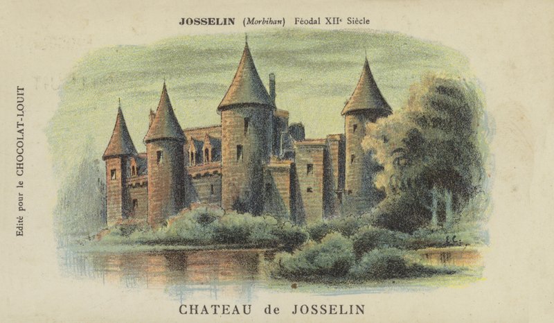 Zamek de Josselin, Josselin, Morbihan autorstwa French School