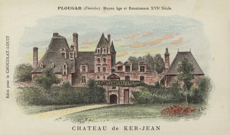 Chateau de Ker-Jean, Plougar, Finistere autorstwa French School