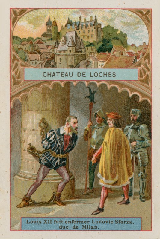 Zamek Loches autorstwa French School