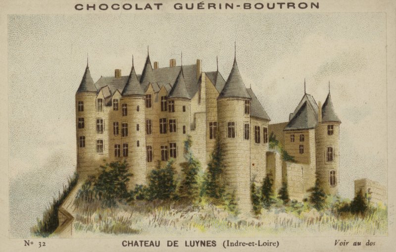 Zamek w Luynes, Indre-et-Loire autorstwa French School