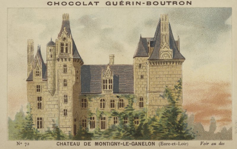 Zamek Montigny-le-Ganelon, Eure-et-Loir autorstwa French School