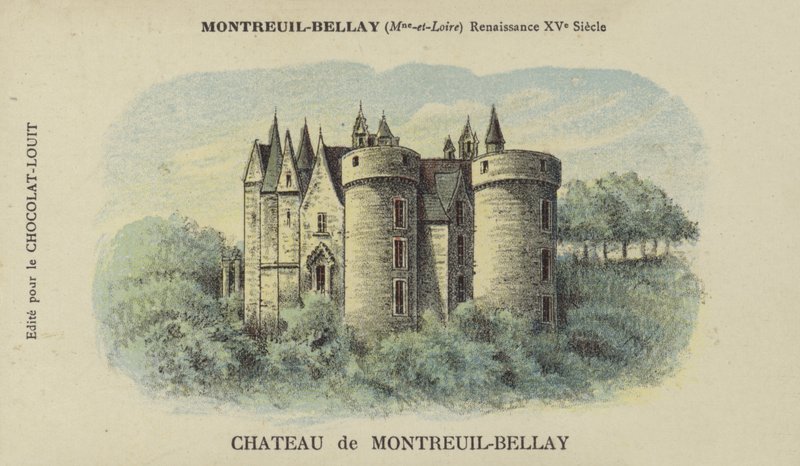 Chateau de Montreuil-Bellay, Montreuil-Bellay, Maine-et-Loire autorstwa French School