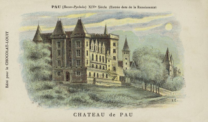 Chateau de Pau, Pau, Basses-Pyrenees autorstwa French School