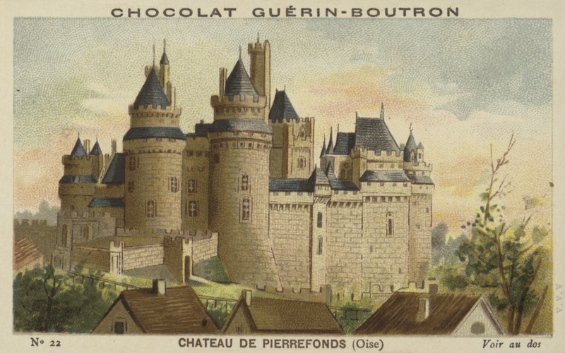 Zamek de Pierrefonds, Oise autorstwa French School