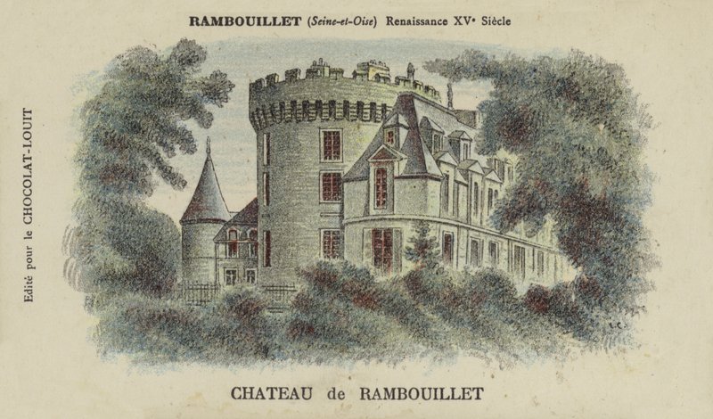 Chateau de Rambouillet, Rambouillet, Seine-et-Oise autorstwa French School