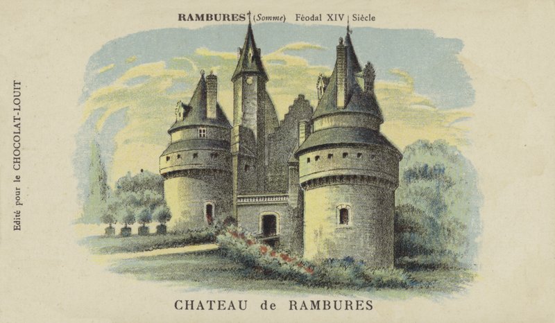 Chateau de Rambures, Rambures, Somme autorstwa French School