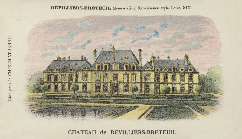Chateau de Revilliers-Breteuil, Revilliers-Breteuil, Seine-et-Oise autorstwa French School