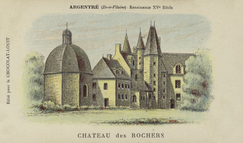 Zamek na Skale, Argentre, Ille-et-Vilaine autorstwa French School