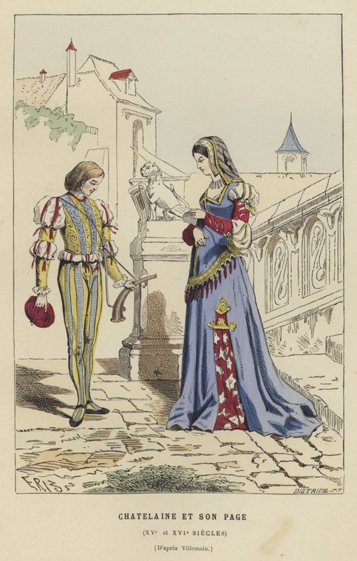 Kasztelanka i jej strona, XV lub XVI wiek autorstwa French School