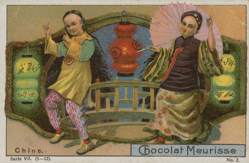 Chiny, karta handlowa dla Chocolat Meurisse autorstwa French School