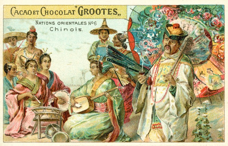 chiński (chromolitho) autorstwa French School
