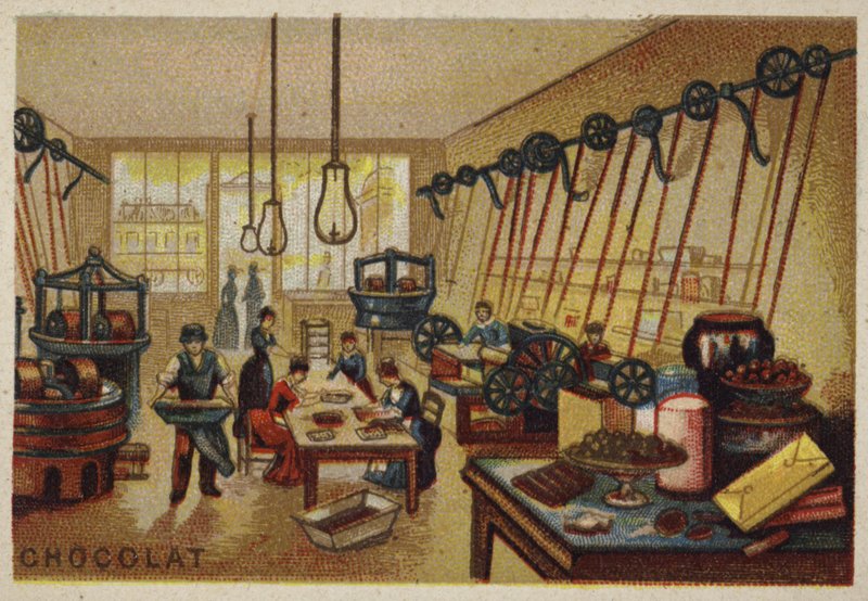Produkcja czekolady autorstwa French School