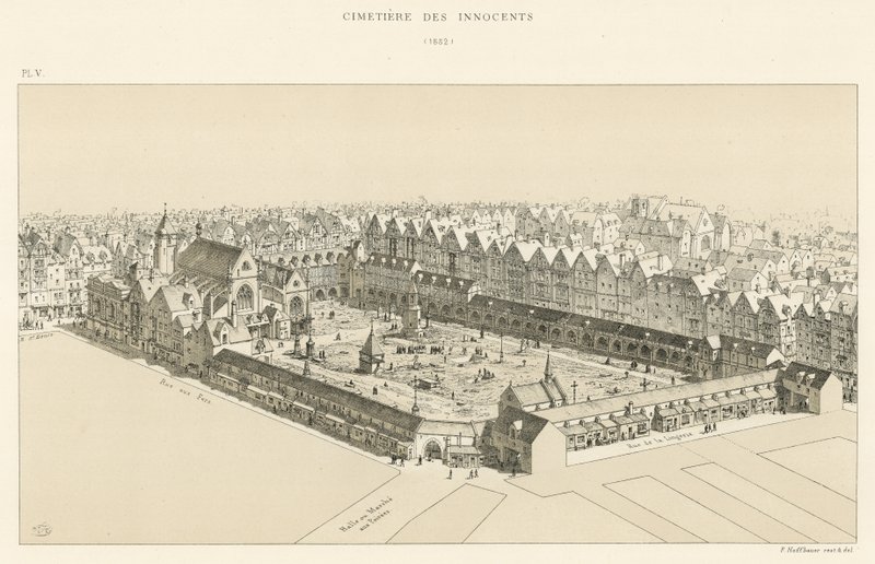 Cmentarz Niewiniątek, 1552 autorstwa French School