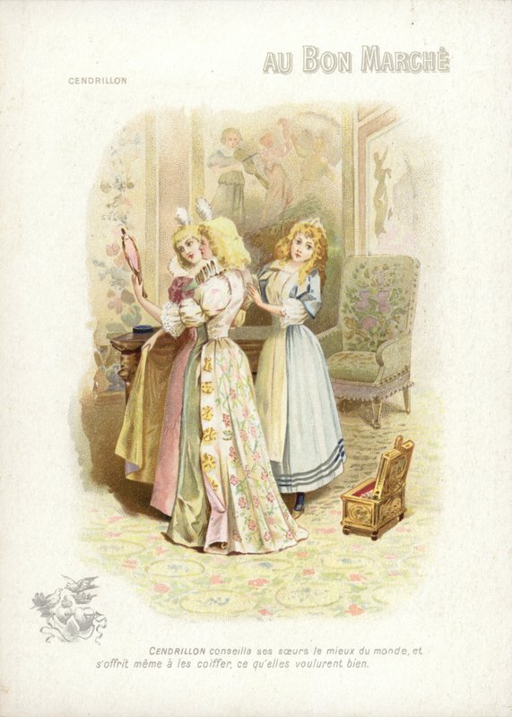 Kopciuszek i Brzydkie Siostry autorstwa French School