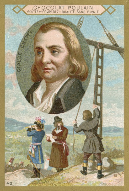 Claude Chappe, francuski wynalazca autorstwa French School