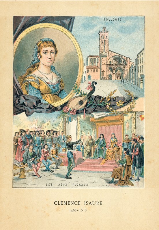 Clemence Isaure autorstwa French School