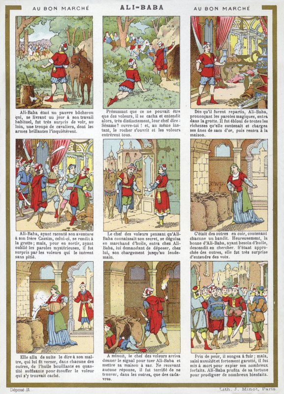 Komiks - Ali-Baba autorstwa French School