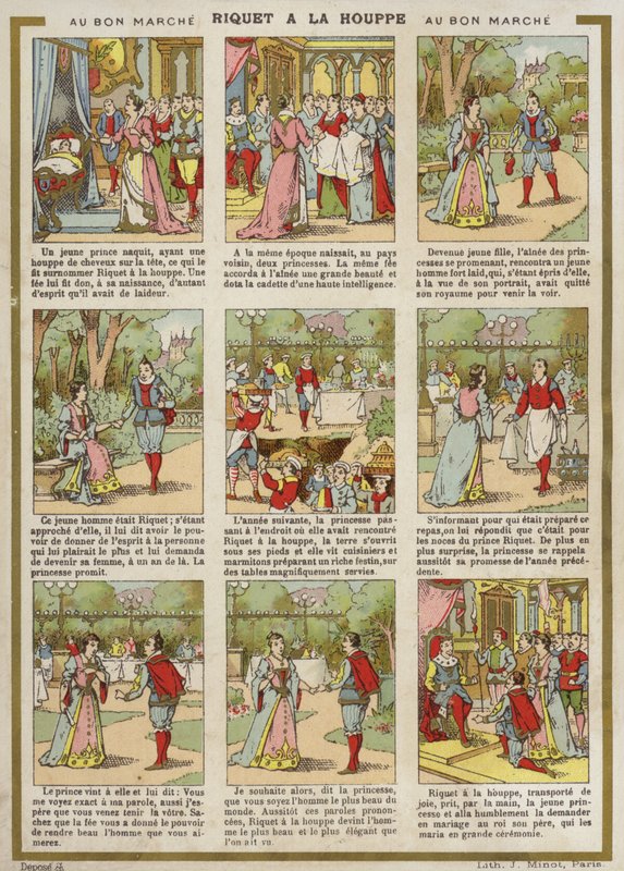 Komiks - Riquet A La Houppe autorstwa French School