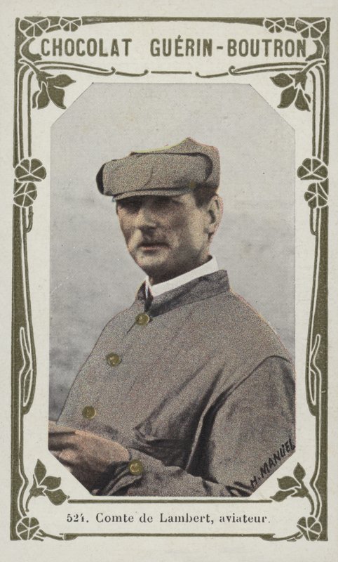 Comte de Lambert, lotnik (kolorowe zdjęcie) autorstwa French School