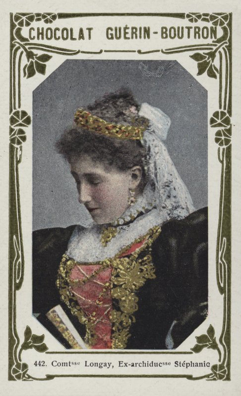 Hrabina Longay, była arcyksiężna Stephanie (kolorowe zdjęcie) autorstwa French School