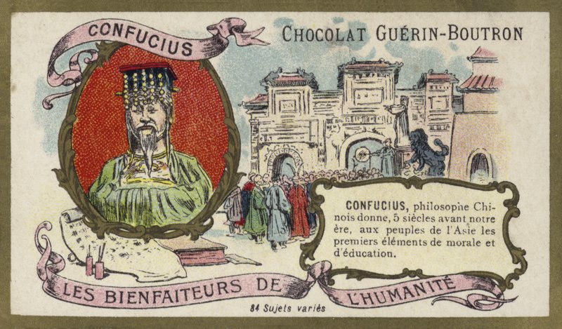 Konfucjusz, filozof chiński autorstwa French School