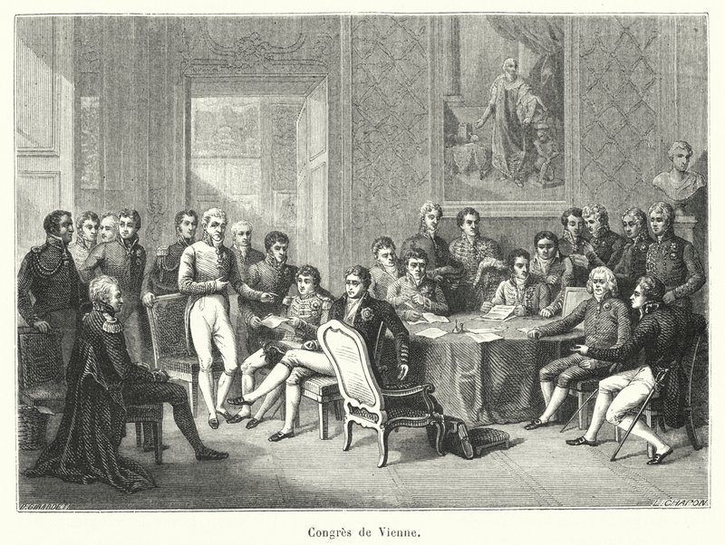 Kongres Wiedeński (grafika) autorstwa French School