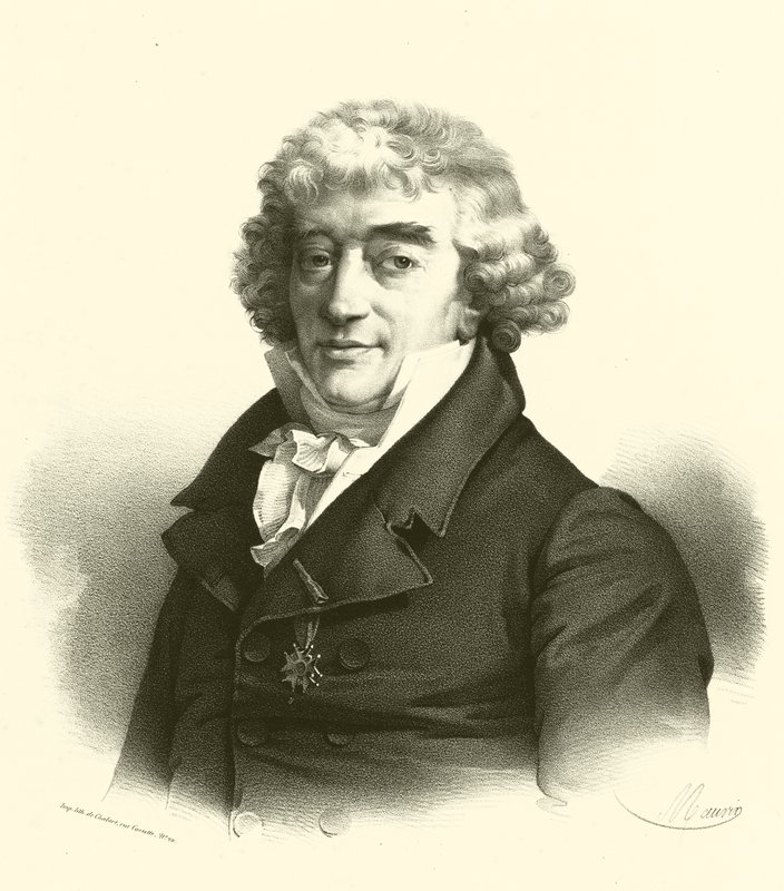 Cornelis van Spaendonck, portret (grafika) autorstwa French School