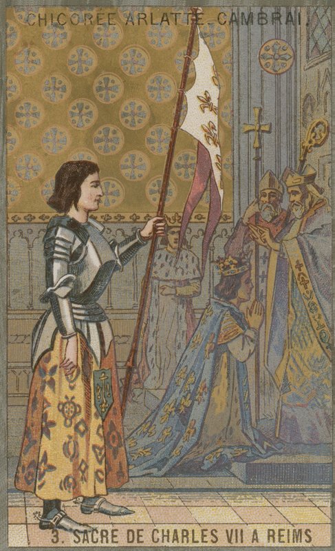 Koronacja króla Francji Karola VII w Reims, 1429 autorstwa French School