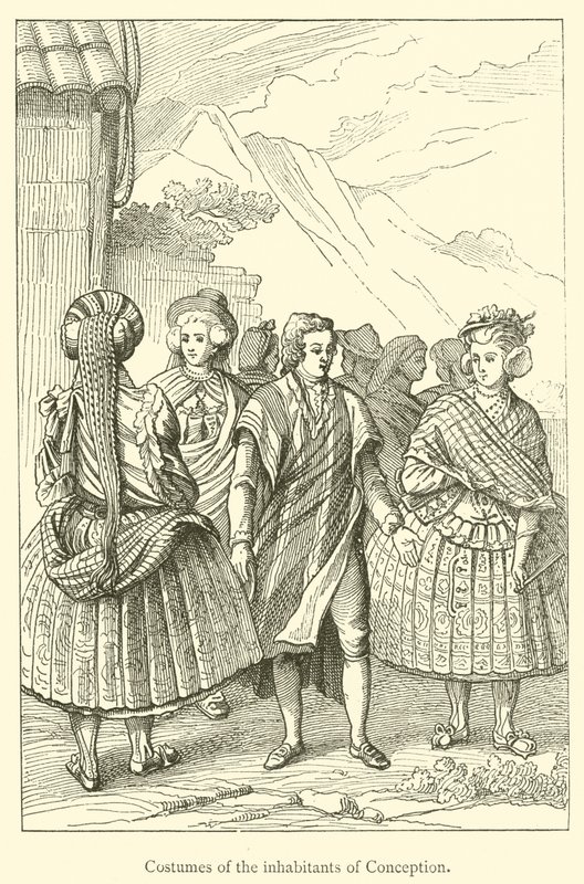 Stroje mieszkańców Poczęcia (grafika) autorstwa French School