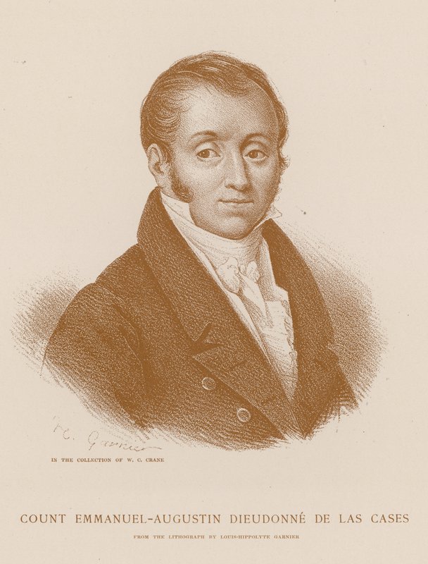 Hrabia Emmanuel-Augustin Dieudonne de las Cases autorstwa French School
