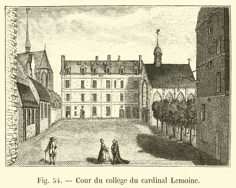 Sąd Kolegium Kardynała Lemoine autorstwa French School