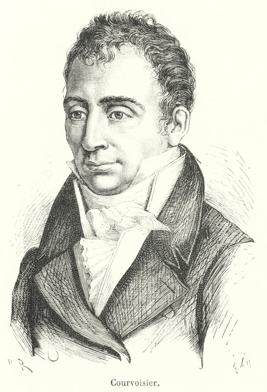 Courvoisier (grawerowanie) autorstwa French School