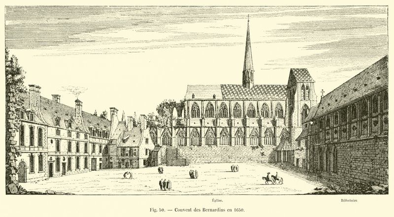 Klasztor Bernardynów w 1650 r autorstwa French School