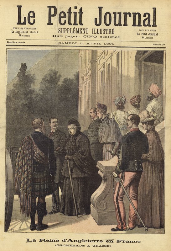 Okładka Le Petit Journal, 11 kwietnia 1891 r. autorstwa French School