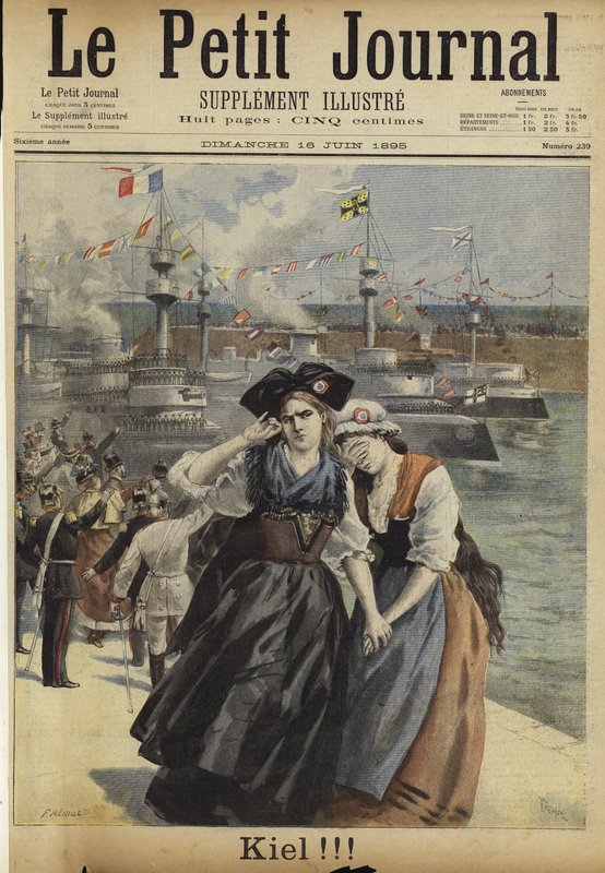 Okładka Le Petit Journal, 16 czerwca 1895 r autorstwa French School