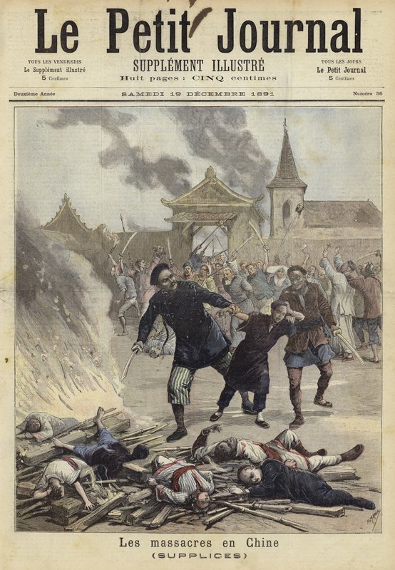 Okładka Le Petit Journal, 19 grudnia 1891 autorstwa French School