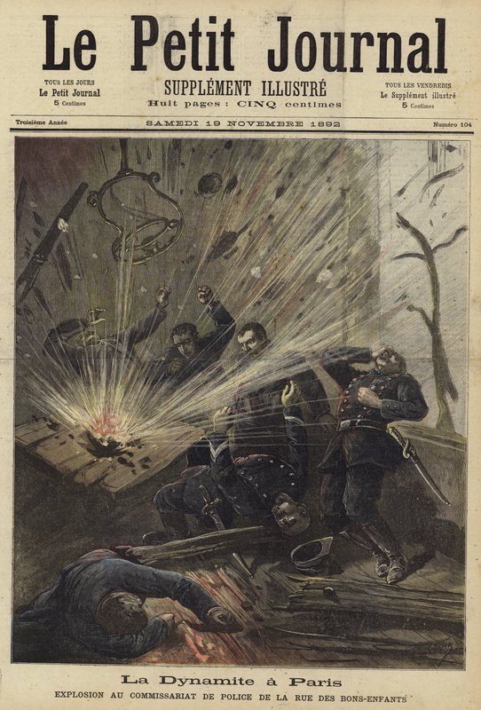 Okładka Le Petit Journal, 19 listopada 1892 autorstwa French School