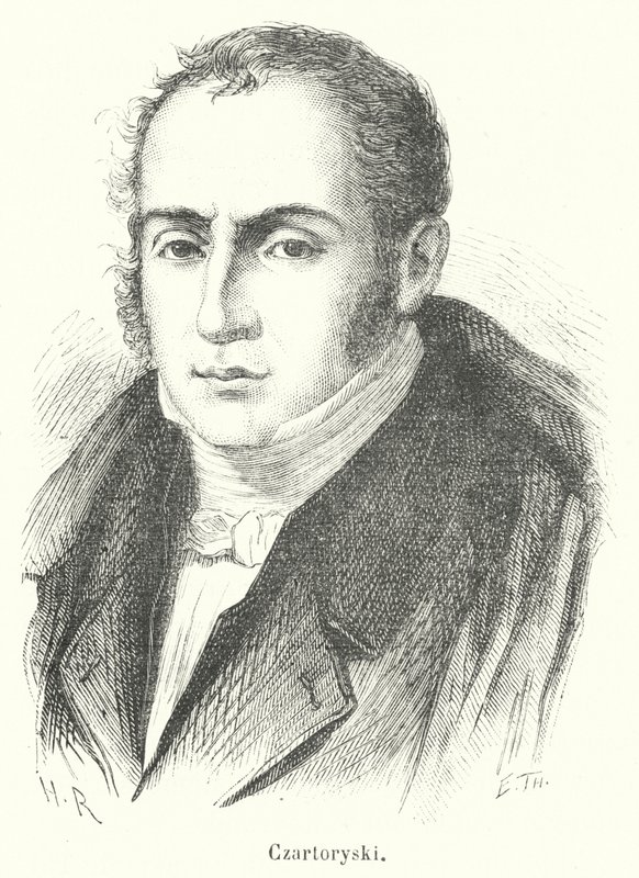 Czartoryski (engraving) autorstwa French School