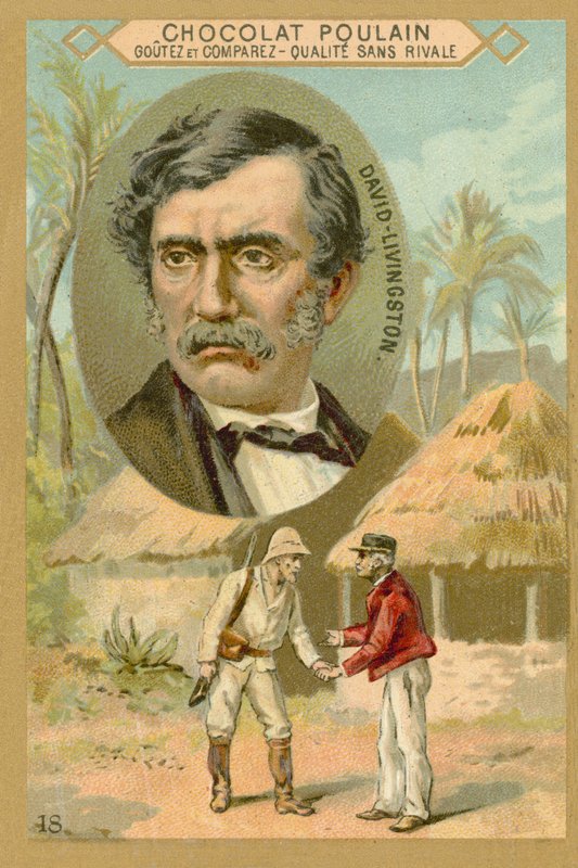 David Livingstone, szkocki misjonarz i odkrywca autorstwa French School