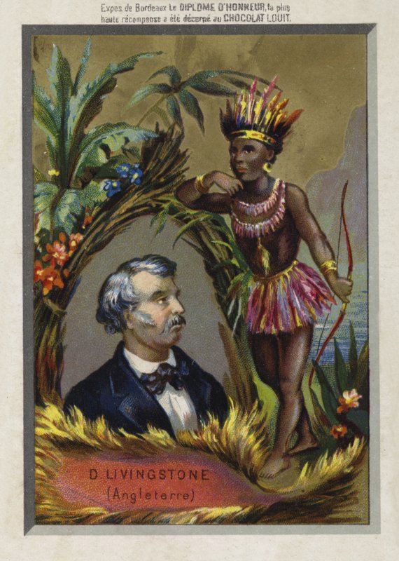 David Livingstone, szkocki misjonarz i odkrywca autorstwa French School