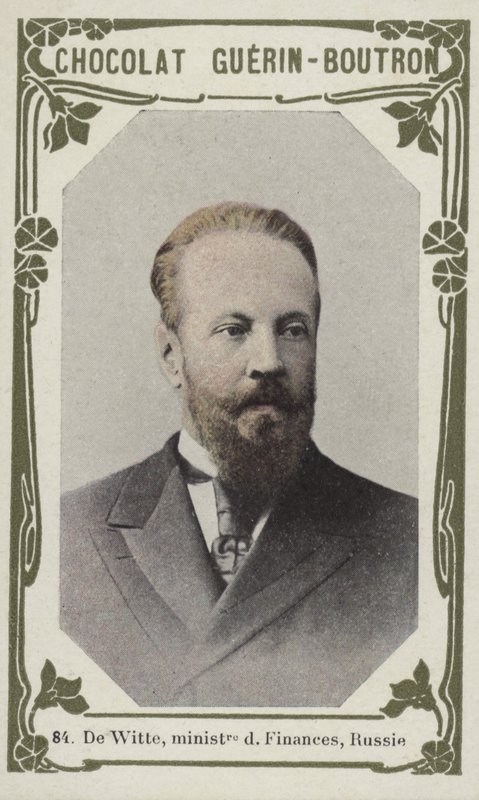 De Witte, Minister Finansów, Rosja (kolorowe zdjęcie) autorstwa French School