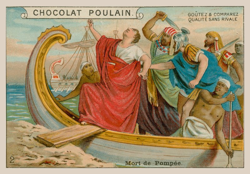 Śmierć Pompejusza (106-48 pne) autorstwa French School