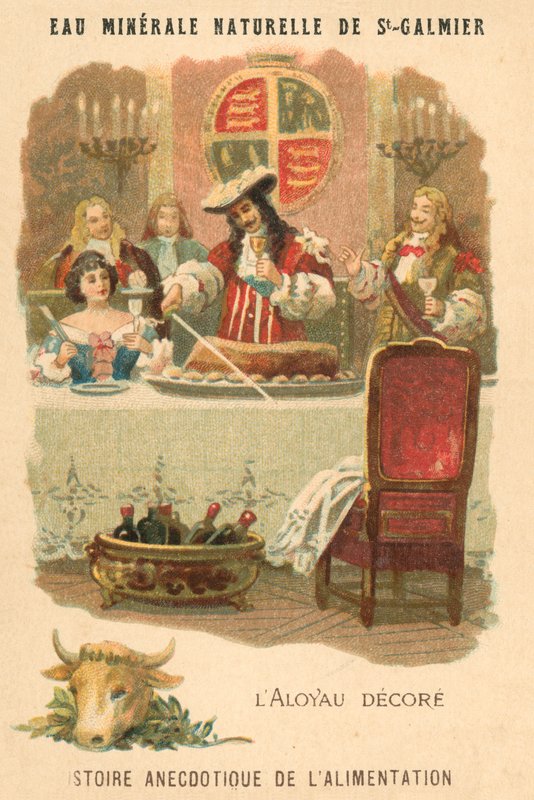 Zdobiona polędwica (chromolitho) autorstwa French School