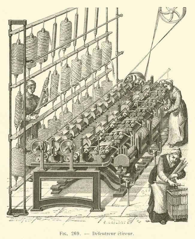 Defeutreur etireur (Grawerowanie) autorstwa French School