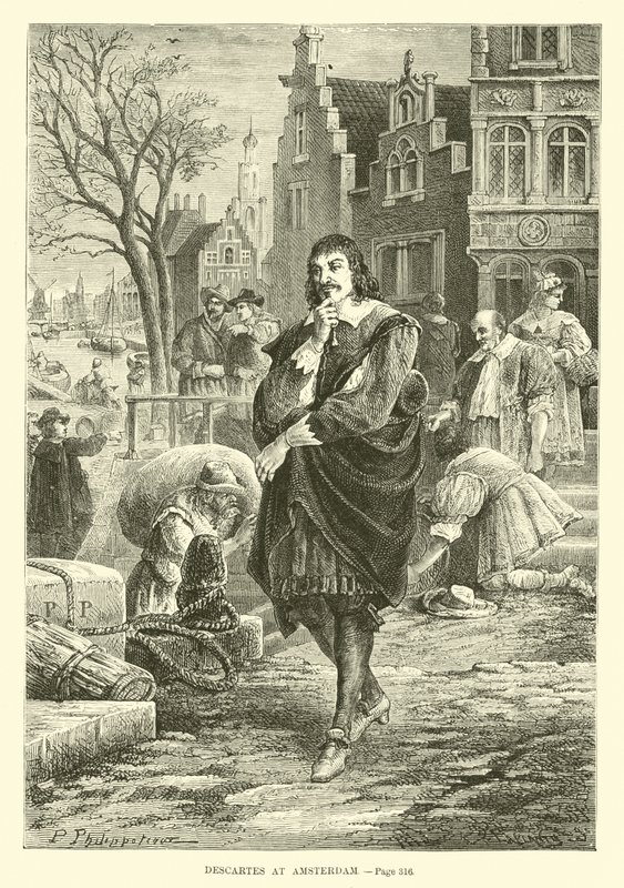 Kartezjusz w Amsterdamie autorstwa French School