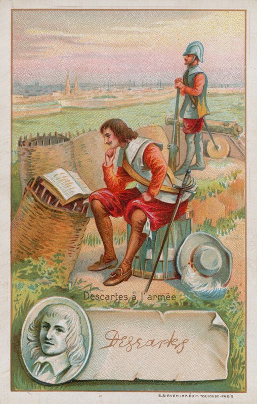 Kartezjusz w wojsku autorstwa French School