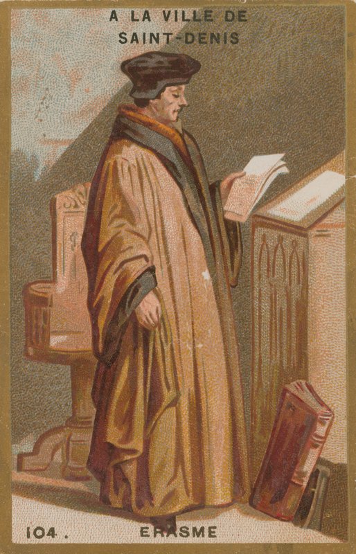 Desiderius Erasmus, XV-XVI-wieczny holenderski uczony i teolog autorstwa French School