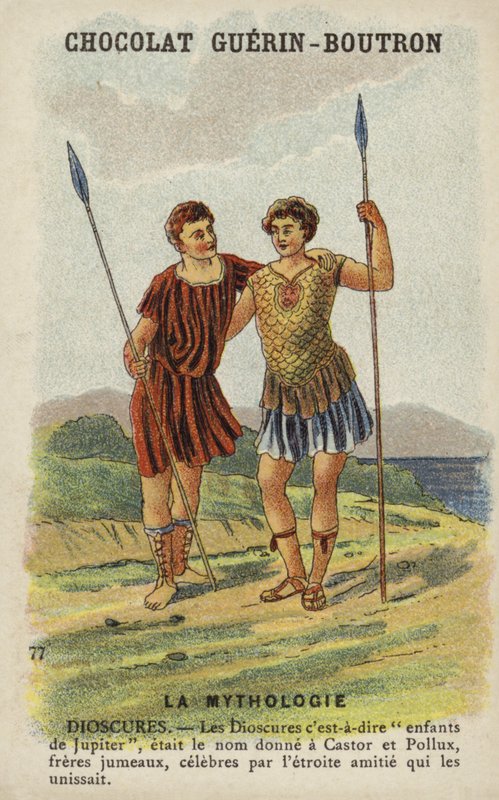 Dioscuri, czyli Kastor i Pollux autorstwa French School